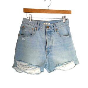 Lovers + Friends Light Blue Jean Shorts